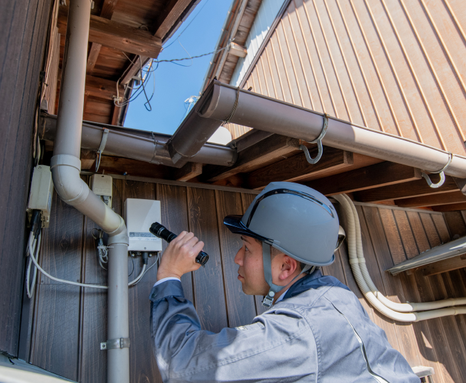 作業中のスタッフ