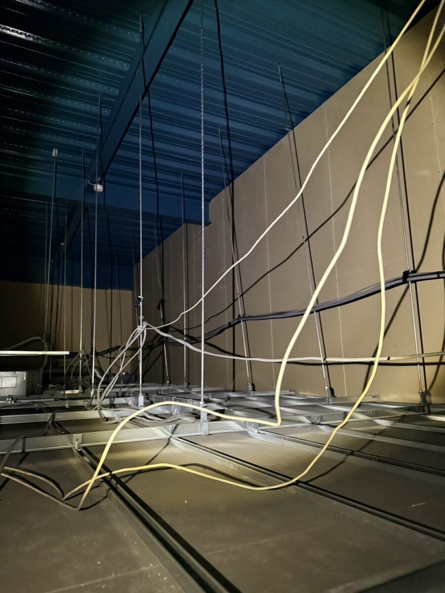 工場天井裏イタチ被害