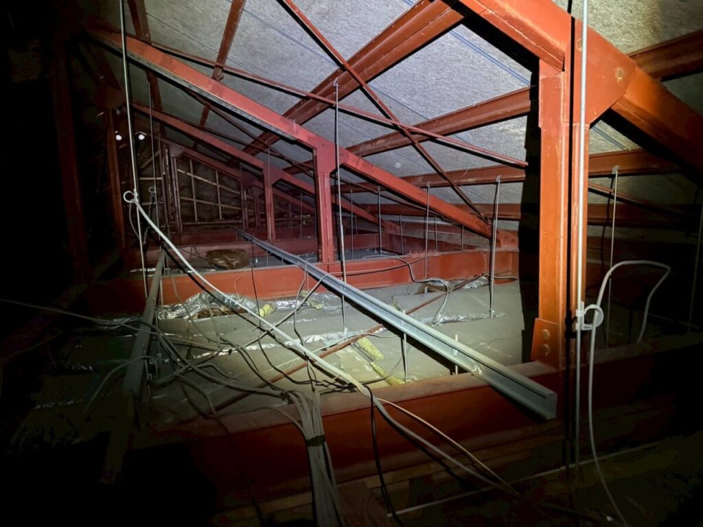 岐阜市コウモリ消毒施工前